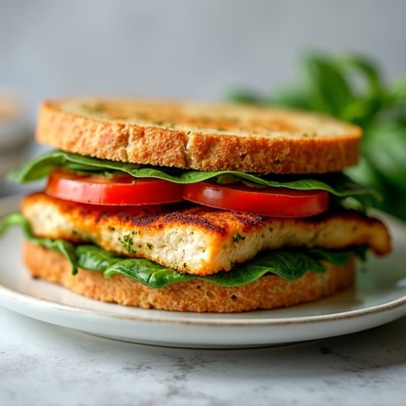 Grilled Chicken Pesto Sandwich