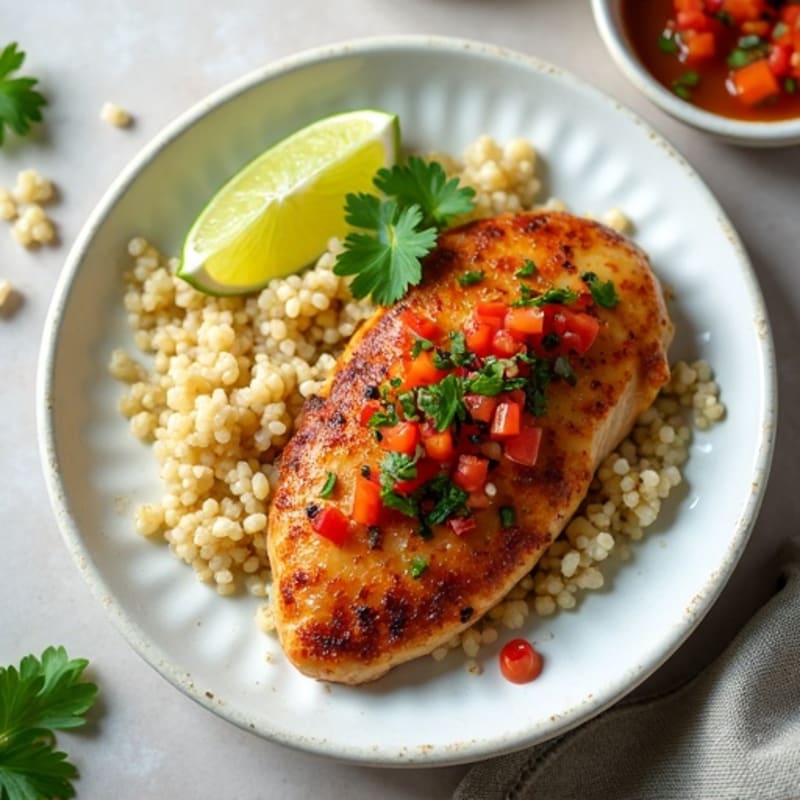 Cilantro Lime Chicken with Fire-Roasted Salsa