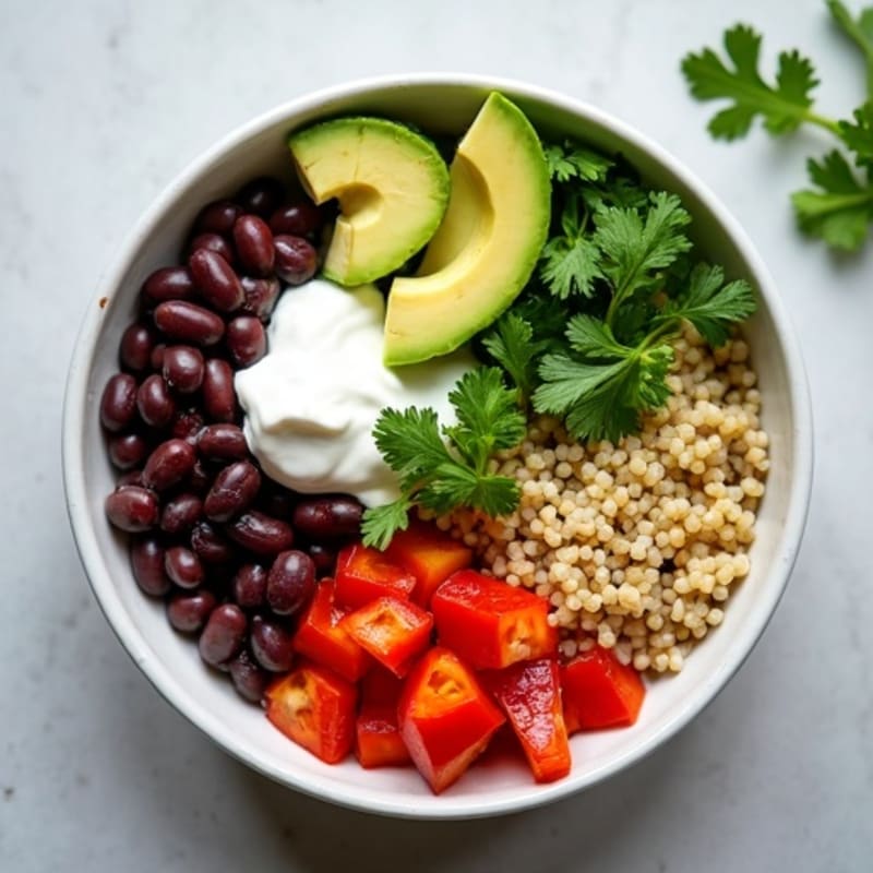 Zesty Lime Quinoa Black Bean Bowl