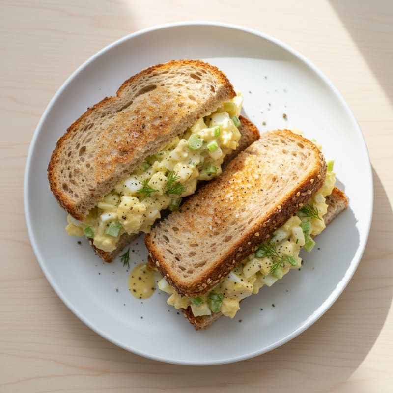 Creamy Dill Egg Salad Sandwiches