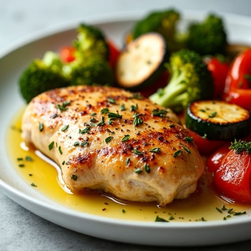 Sheet Pan Lemon Herb Chicken and Roasted Vegetables
