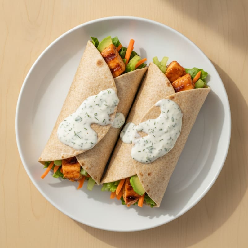 Buffalo Ranch Chicken Wraps
