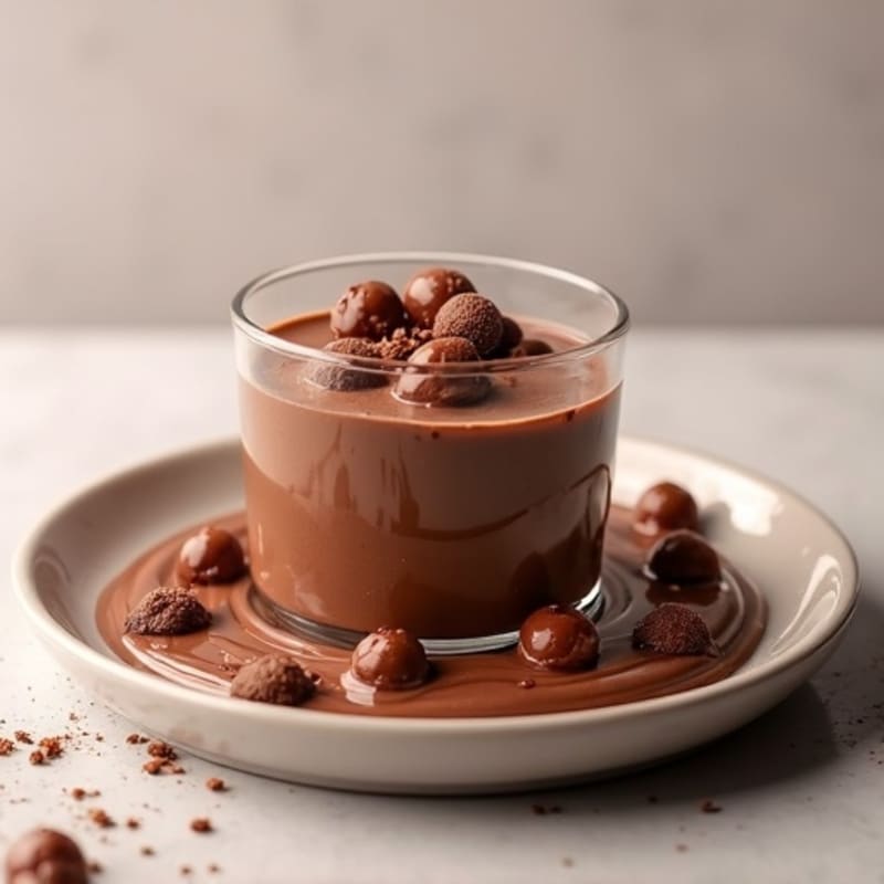 Silky Chocolate Protein Pudding