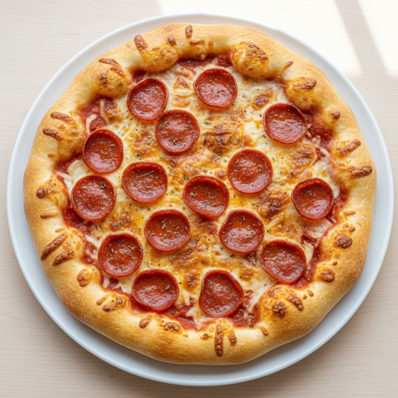 Pepperoni Stuffed Crust Pizza