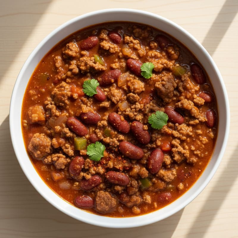 Tender Smoky Beef Chili