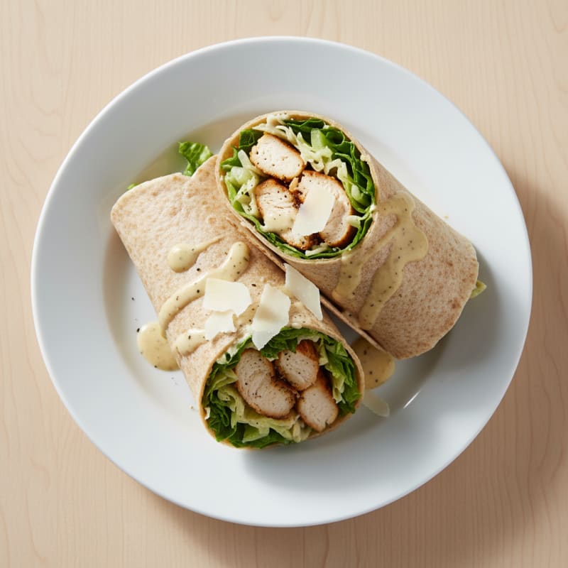 Chicken Caesar Salad Wraps