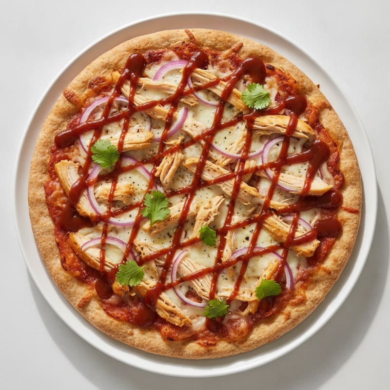 High-Protein BBQ Chicken Pizza