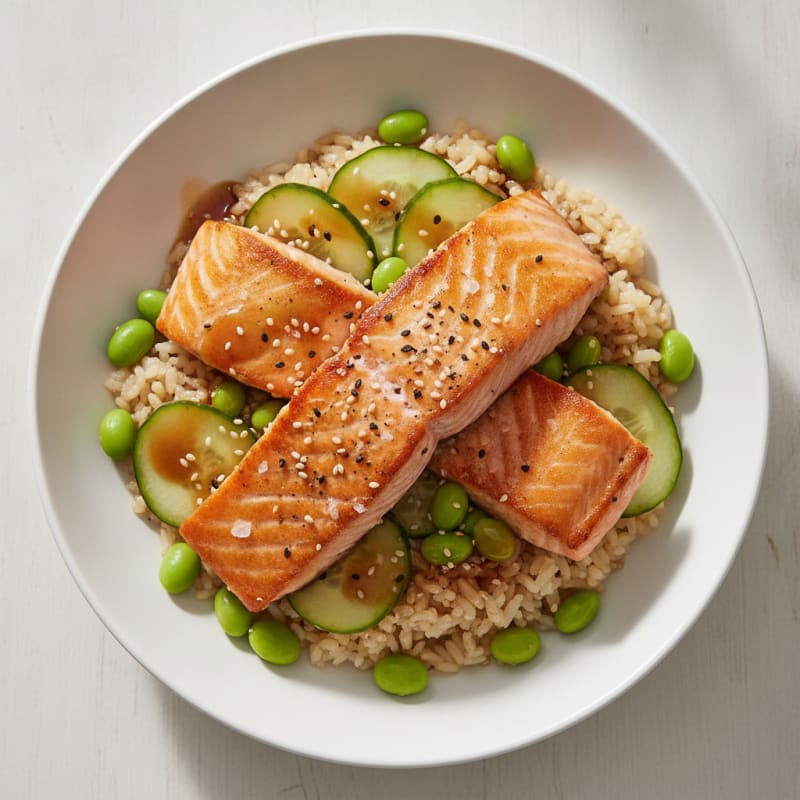Salmon Sushi Rice Bowl