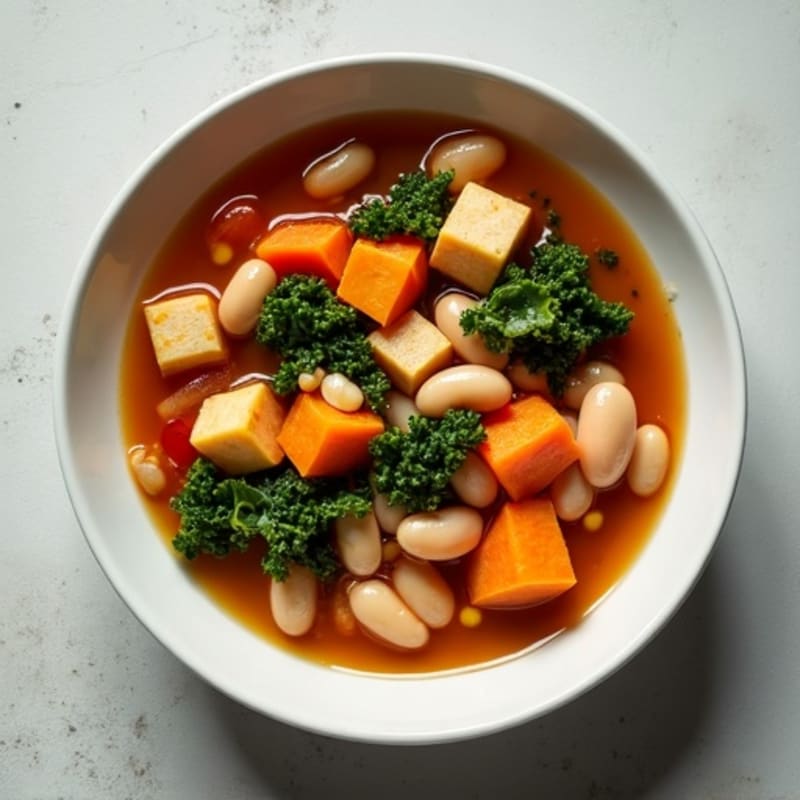 Hearty Root Vegetable and Bean Stew