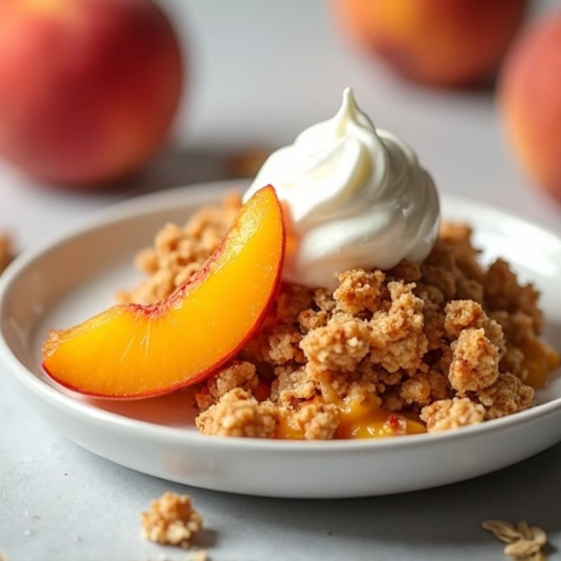 Peach & Oat Protein Crumble