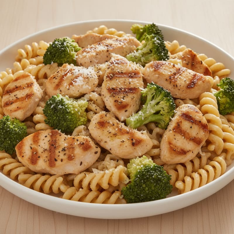 Garlic Parmesan Chicken Alfredo Pasta
