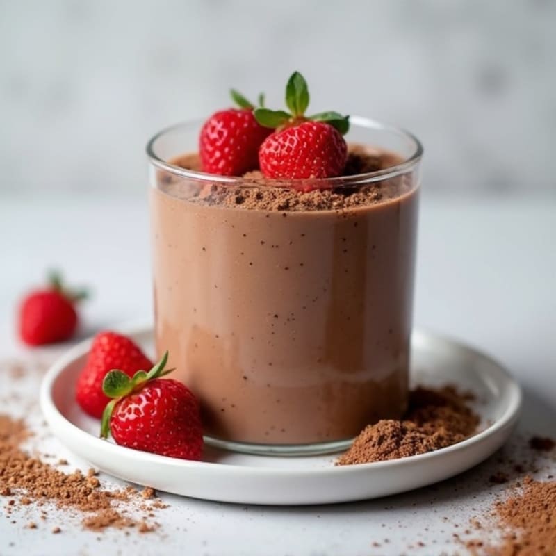 Creamy Chocolate Protein Chia Pudding