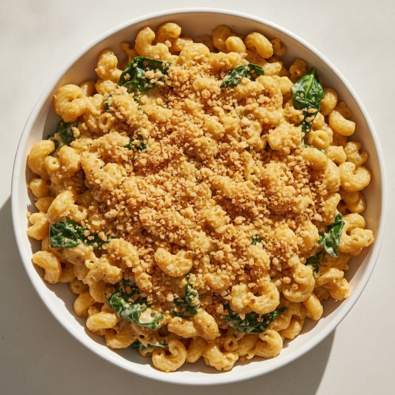Baked Macaroni and Cheese with Breadcrumbs
