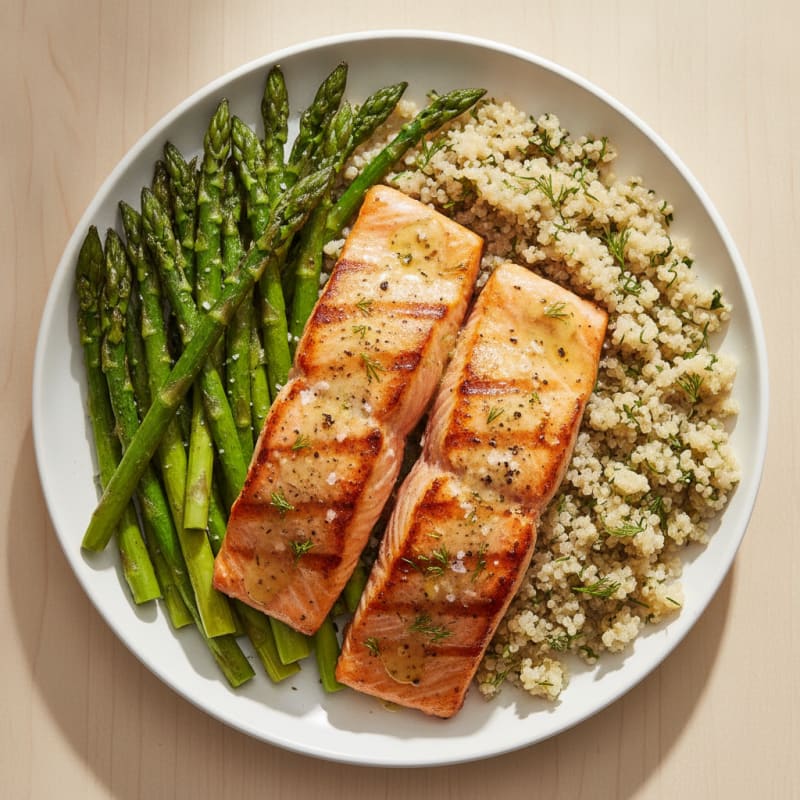 Lemon Herb Grilled Salmon