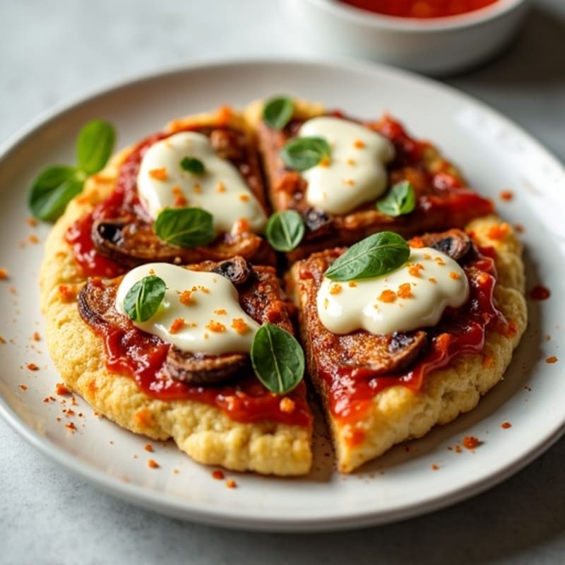 Portobello BBQ Ranch Chicken Pizza