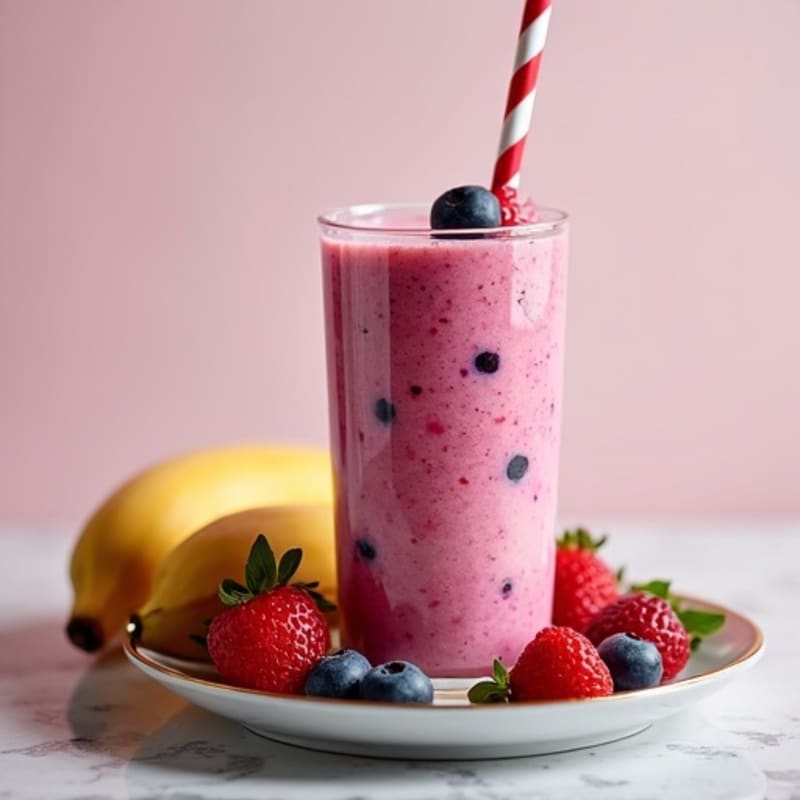 Creamy Berry Protein Smoothie