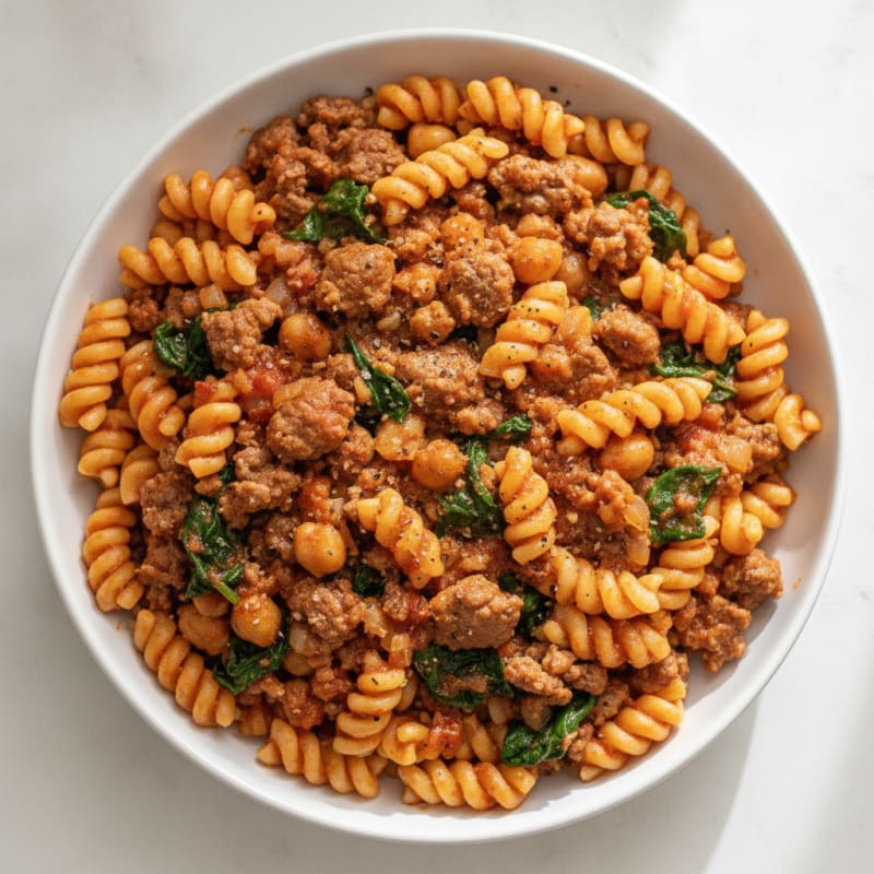 Ground Beef Pasta Skillet