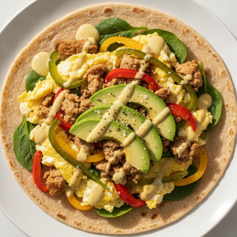 Ultimate Loaded Breakfast Burrito