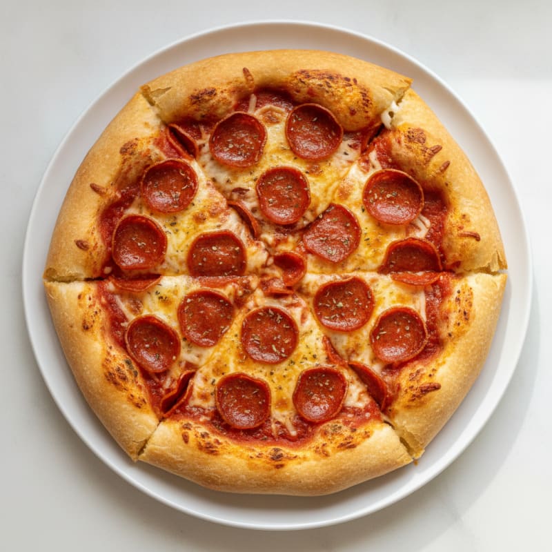 Stuffed Crust Pepperoni Pizza