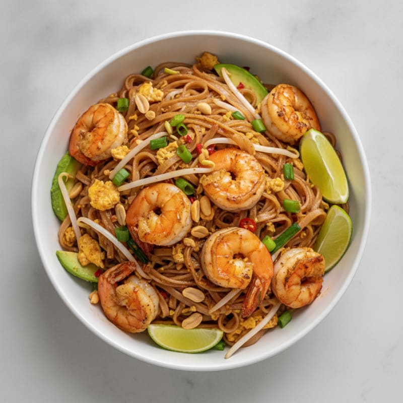 Shrimp Pad Thai Noodles