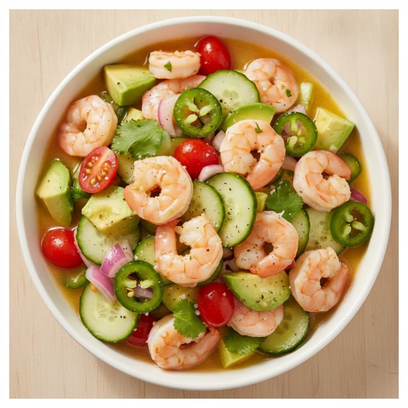 Citrus Shrimp and Avocado Ceviche