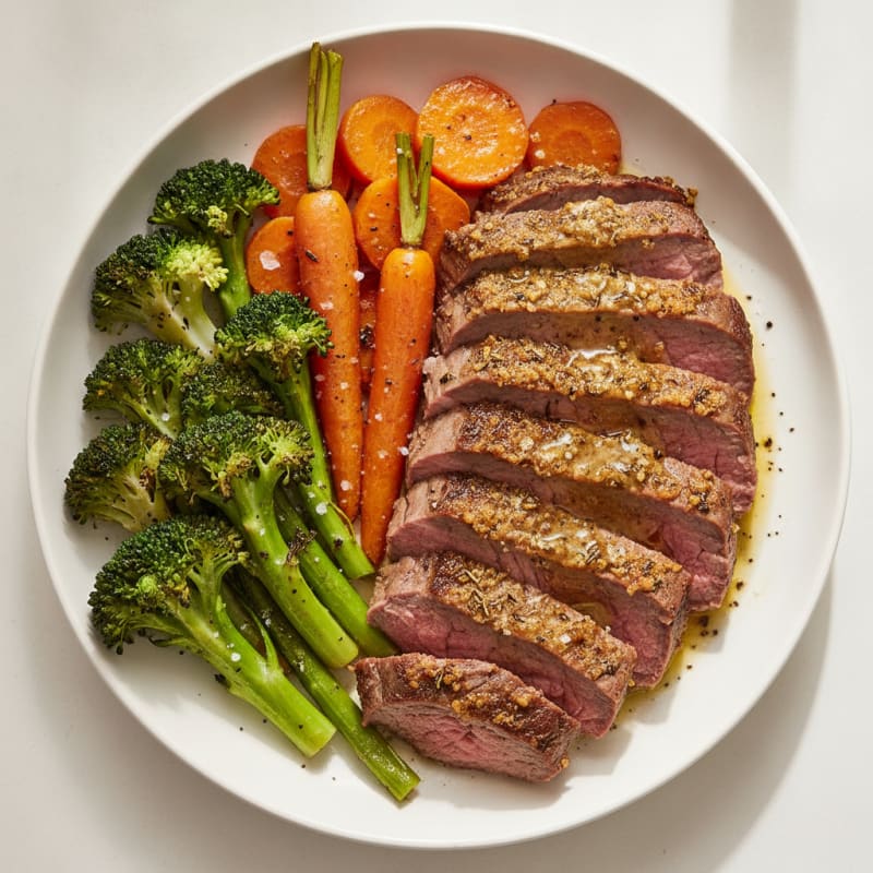 Garlic Herb Roasted Beef