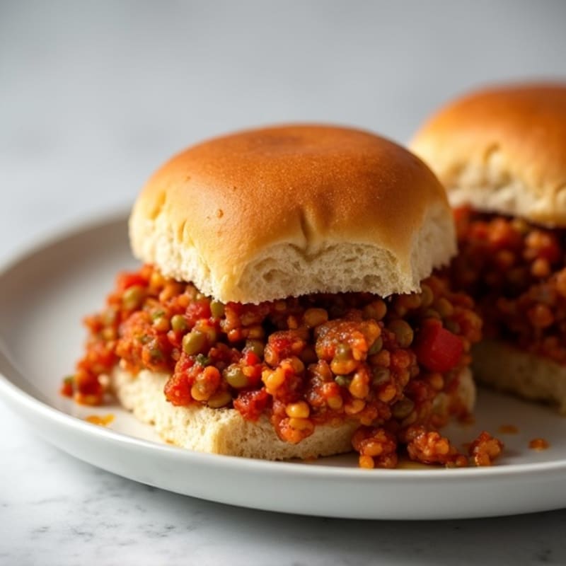 Lean Turkey & Lentil Sloppy Joe Sliders