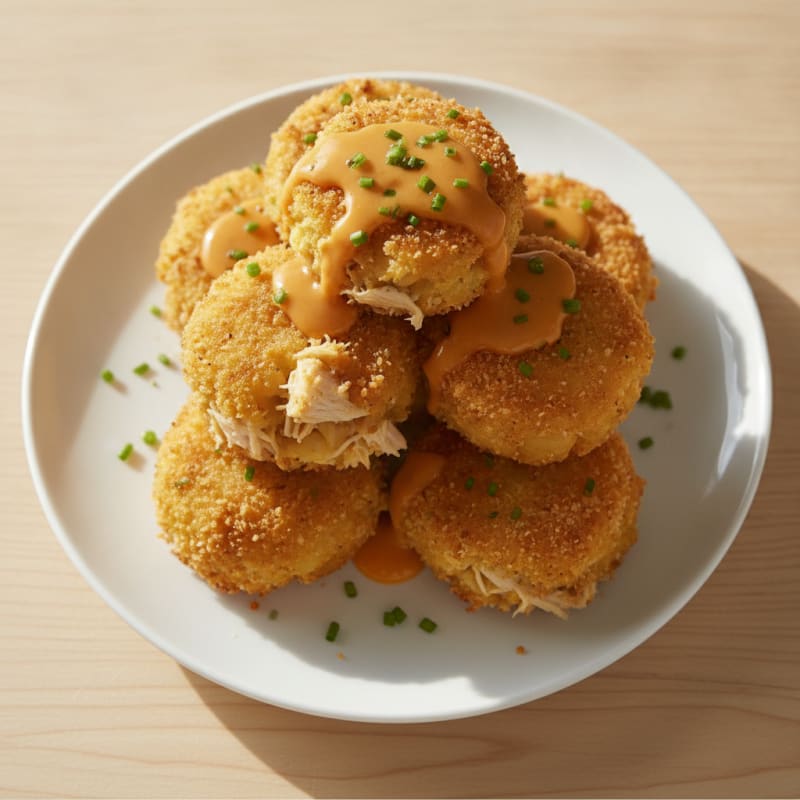 Golden Mac & Cheese Bites