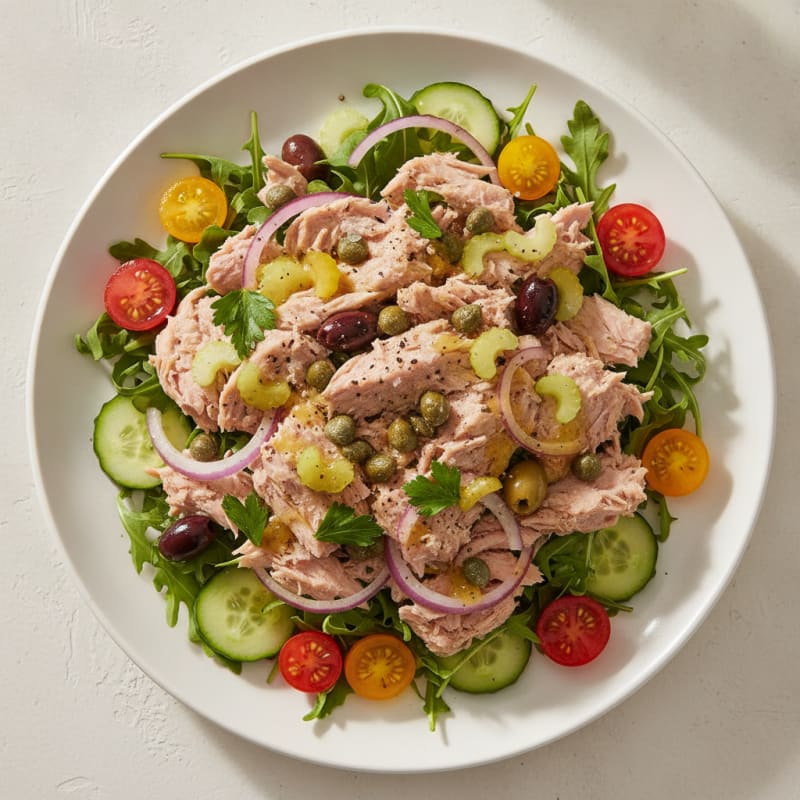 Mediterranean Tuna Salad with Capers