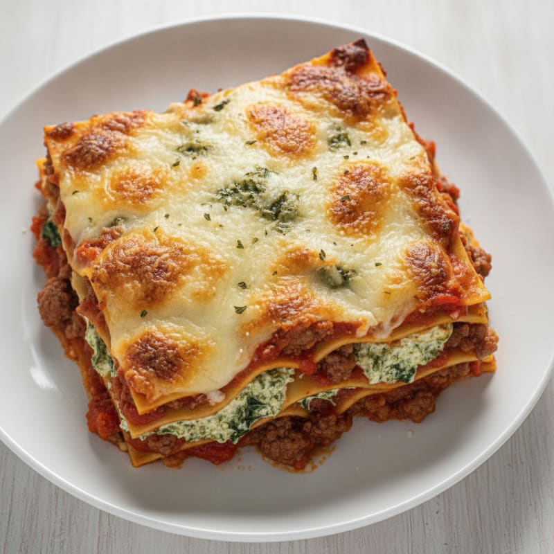 Classic Beef Lasagna Bake