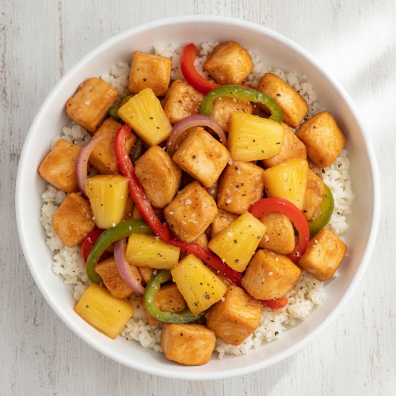 Sweet and Sour Chicken with Pineapple