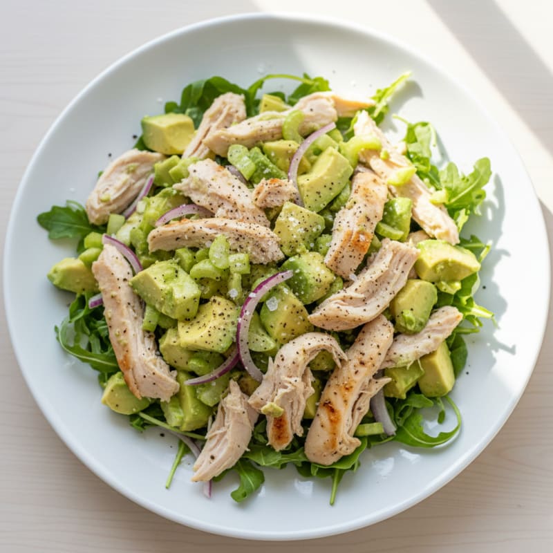 Keto Chicken and Avocado Salad