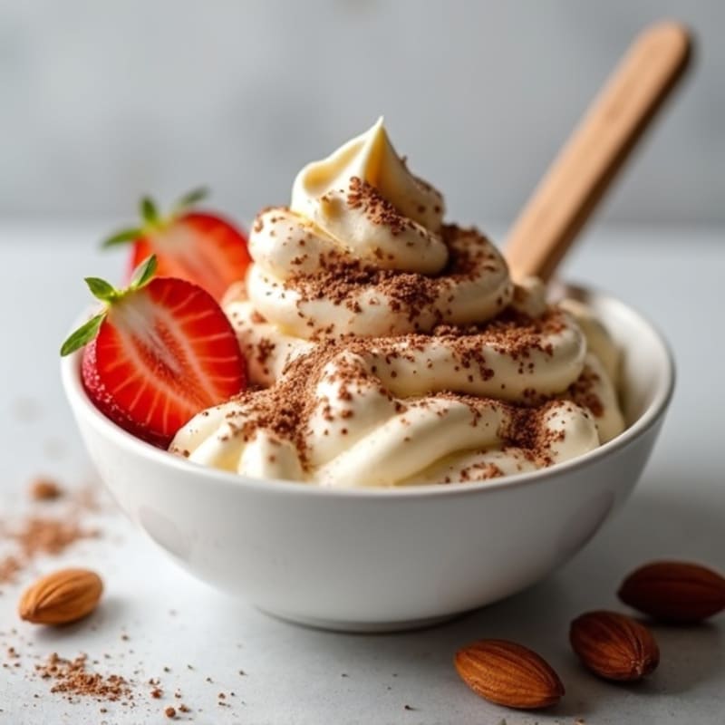 Creamy Cottage Cheese Protein Bowl with Cocoa and Almond Butter