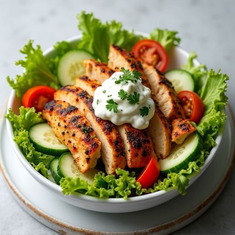 Garlic-Herb Chicken Shawarma Bowl