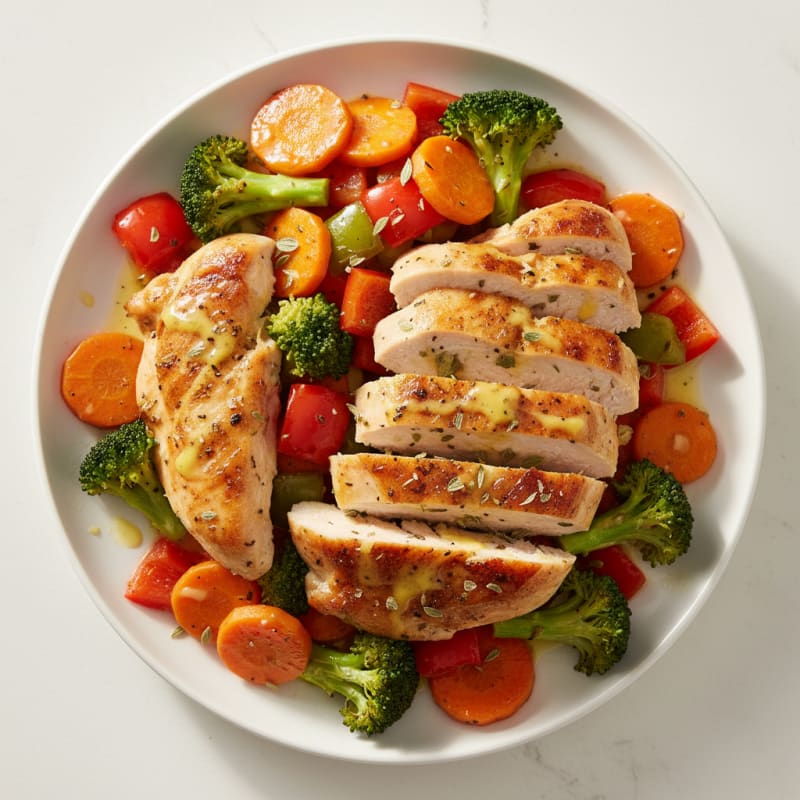 Lemon Herb Roasted Chicken and Vegetables