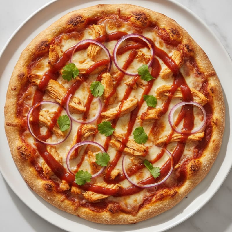 High-Protein BBQ Chicken Pizza