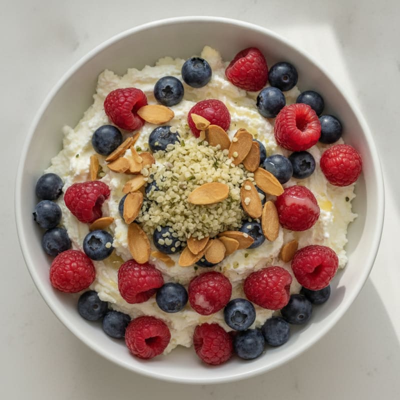 Cottage Cheese Berry Protein Parfait