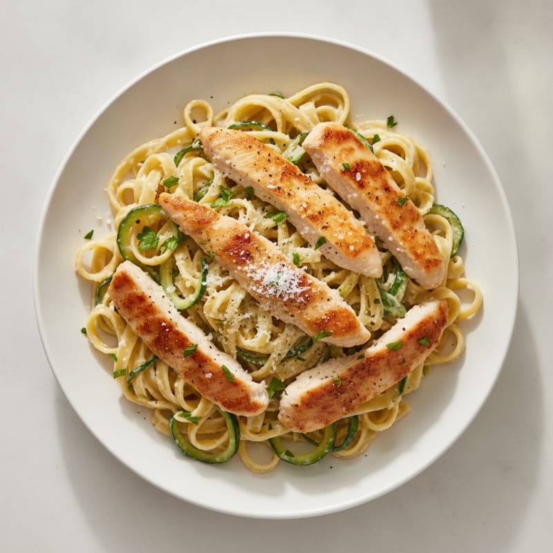 Chicken Alfredo Fettuccine Pasta