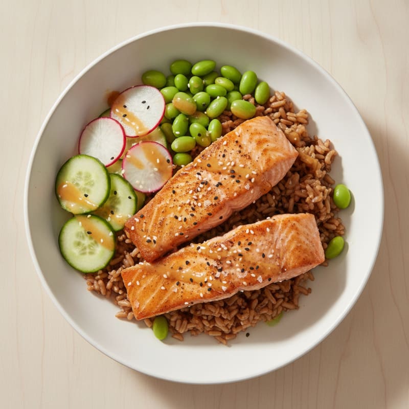 Salmon Sushi Rice Bowl