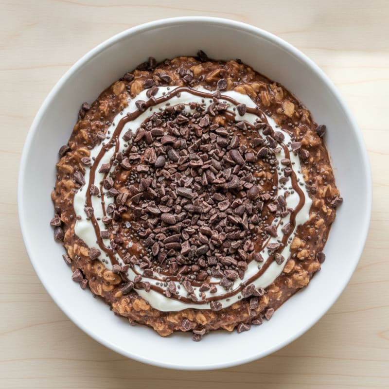 Chocolate Brownie Overnight Oats