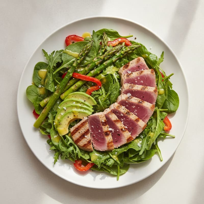 Grilled Tuna and Vegetable Salad