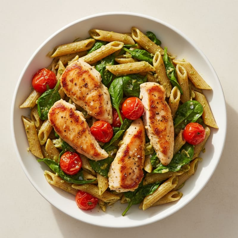 Creamy Pesto Chicken Pasta