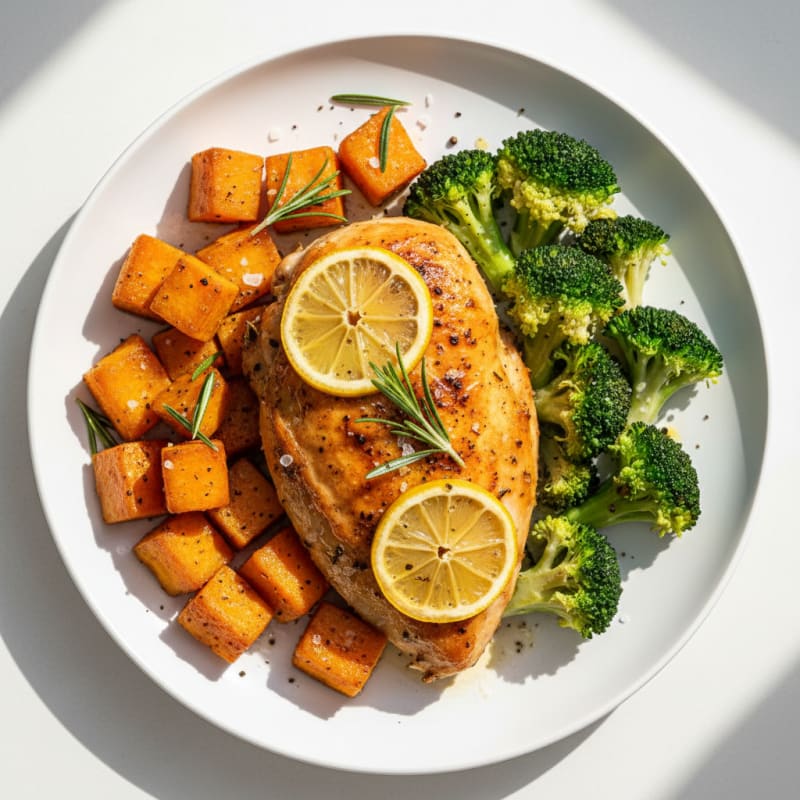 Crispy Lemon-Herb Roasted Chicken