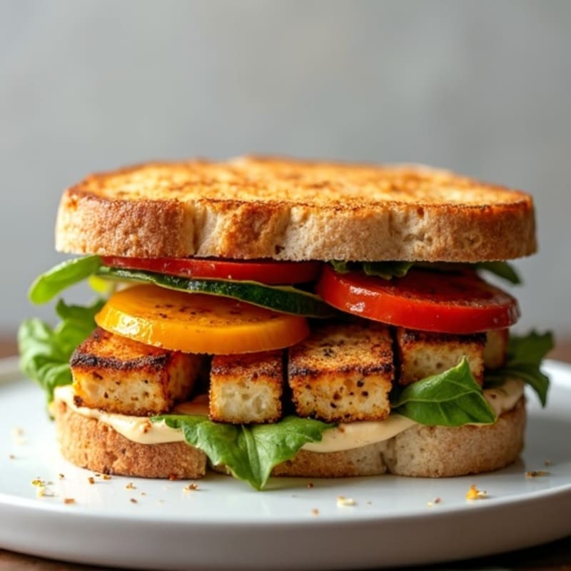 Crispy Roasted Veggie Panini
