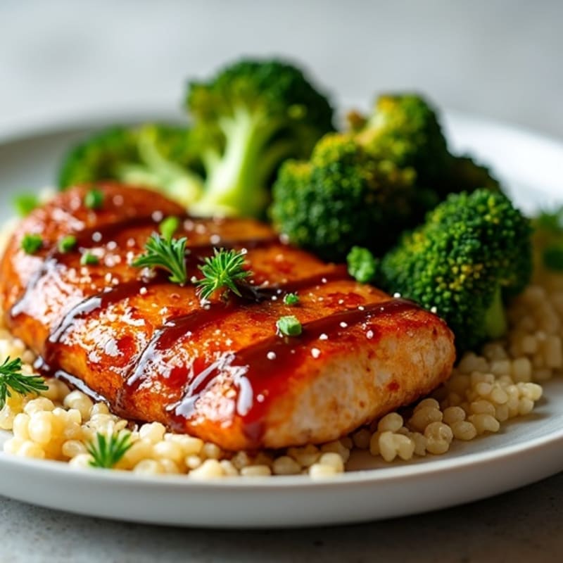 Sticky Teriyaki Chicken with Roasted Broccoli