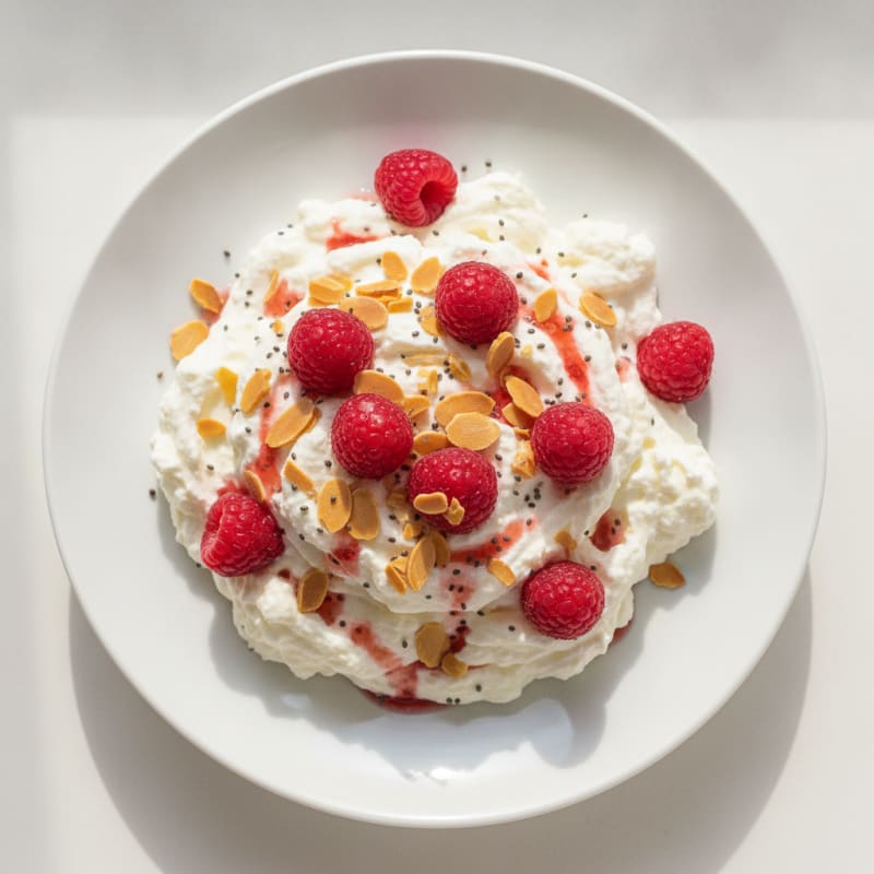 Creamy Greek Yogurt Protein Mousse with Berries
