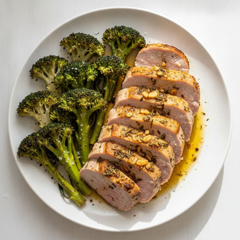 Garlic Herb Roasted Pork Loin