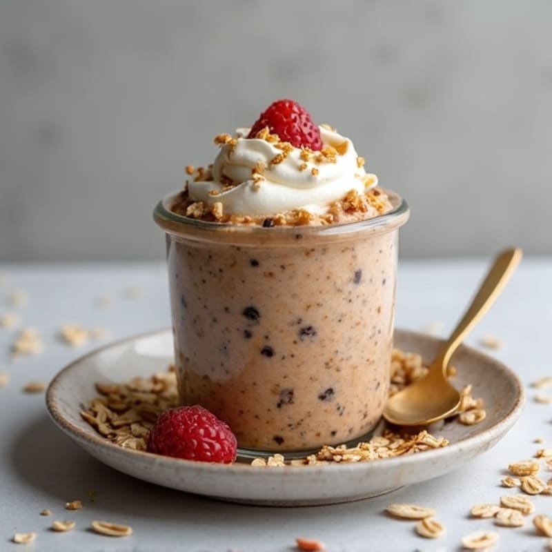Creamy Peanut Butter Chocolate Overnight Oats