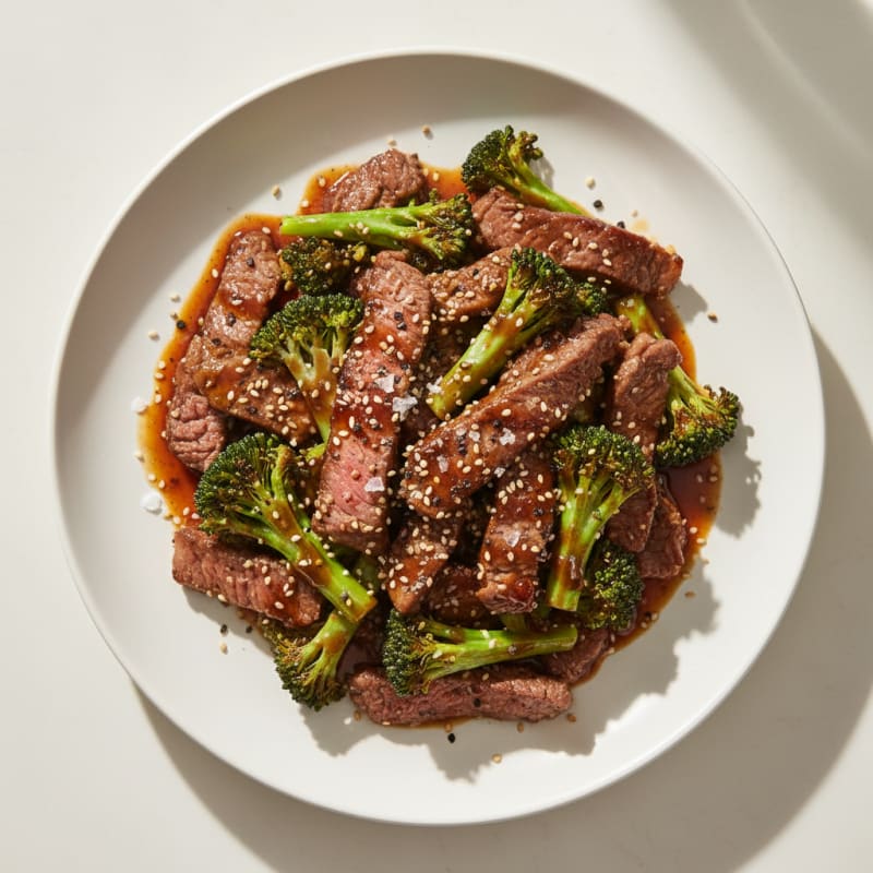 Sesame Beef and Broccoli Stir-Fry