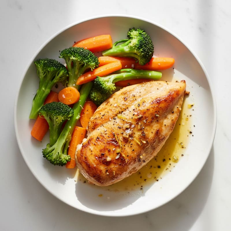 Crispy Lemon-Herb Roasted Chicken